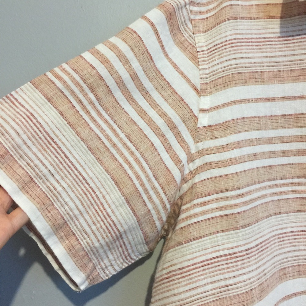 Tasso Elba Linen short sleeve polo shirt size XL - Picture 5 of 11